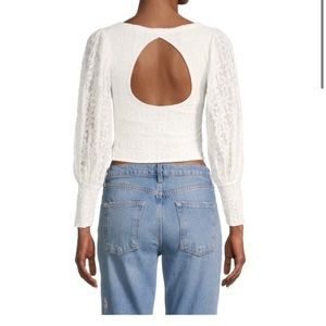 Free people tea time crop shirt. Never worn
